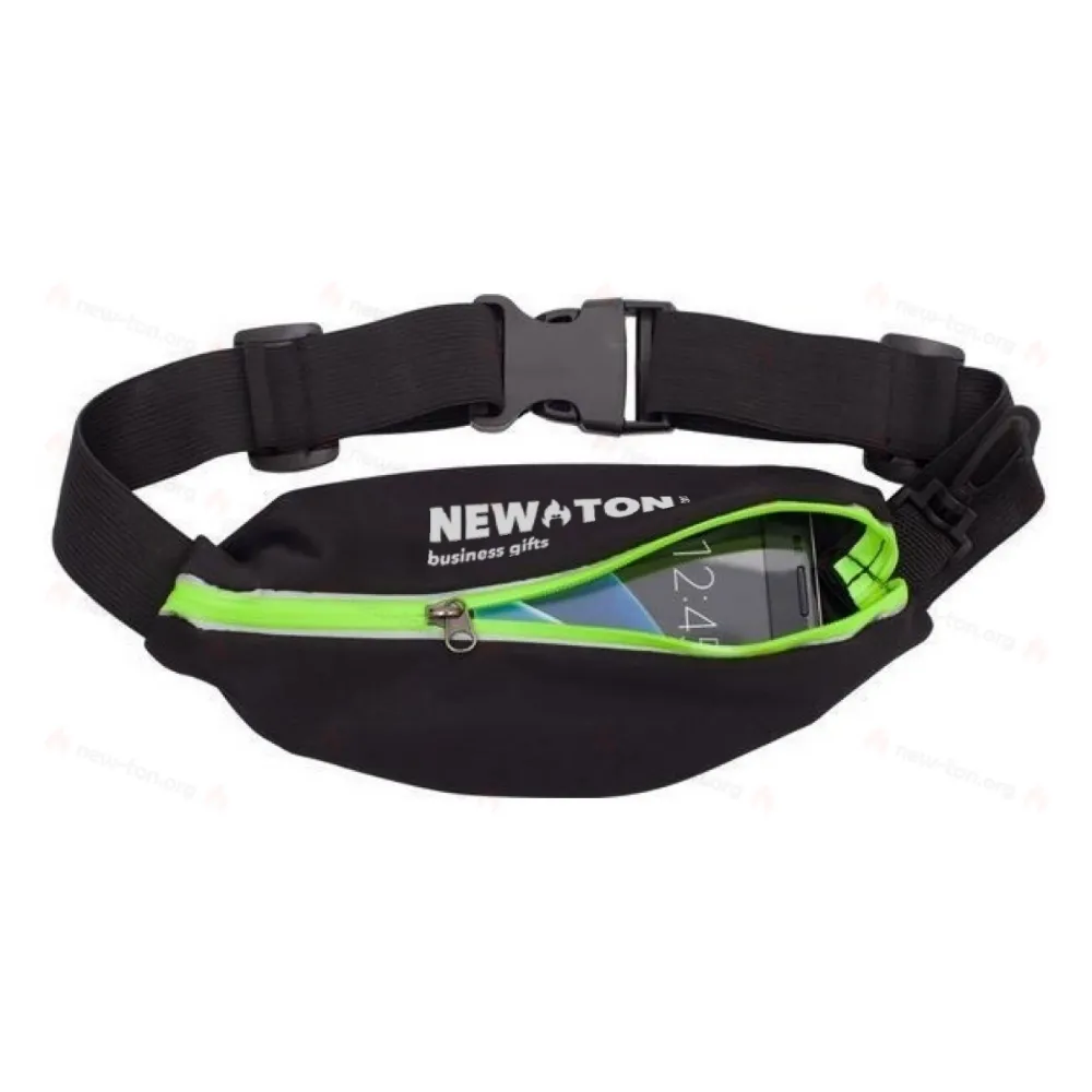 
                                            Ease sports waist bag, black/light green
                                            