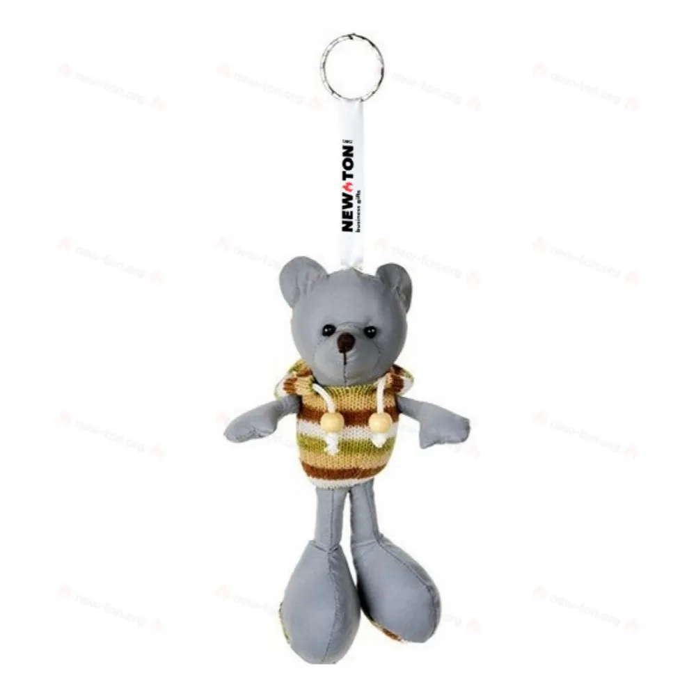 
                                            Teddy reflective keyring, grey
                                            