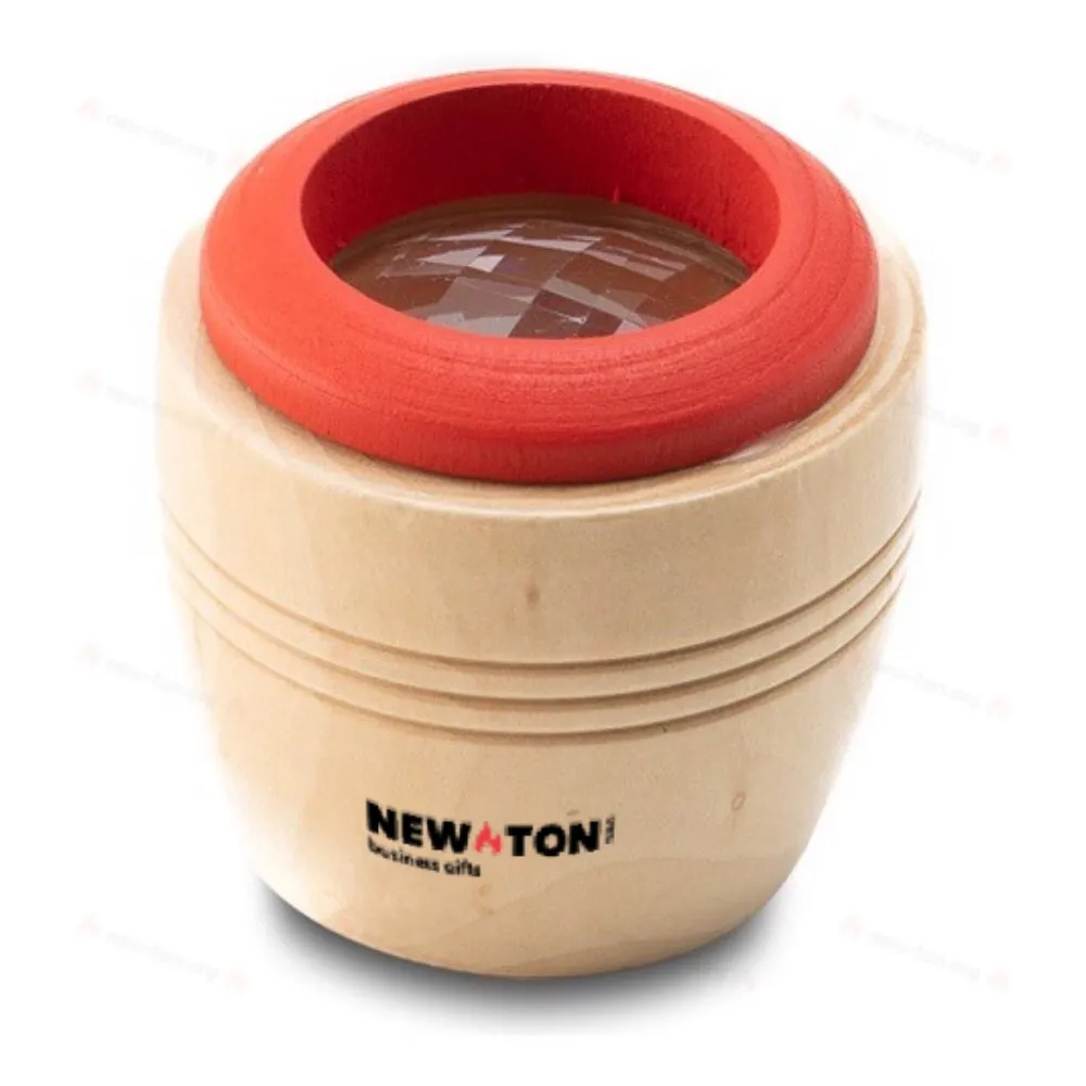 Деревянный калейдоскоп, красный