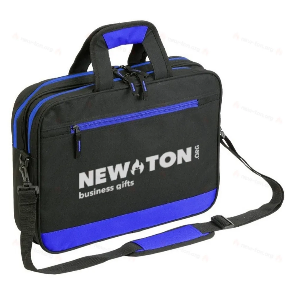 Сумка для документов Viterbo, сине-черная