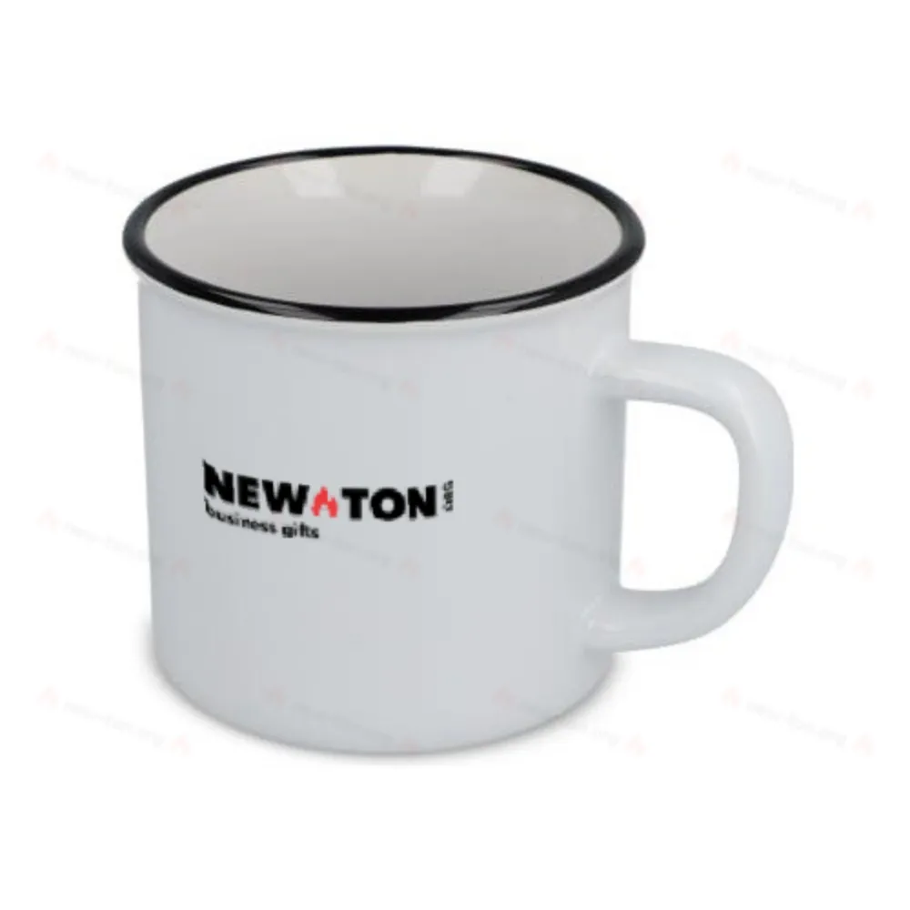 Керамическая кружка в стиле эмалирования 280 мл