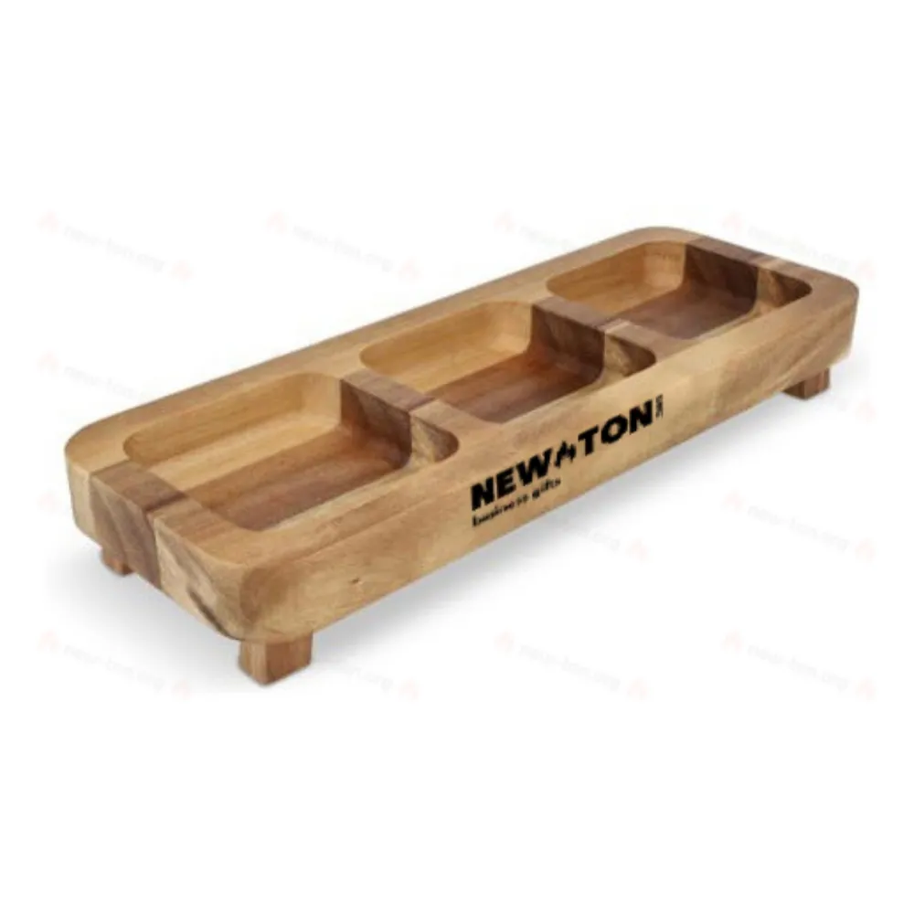 Деревянный мини-столик для закусок InSideOut, 35 см