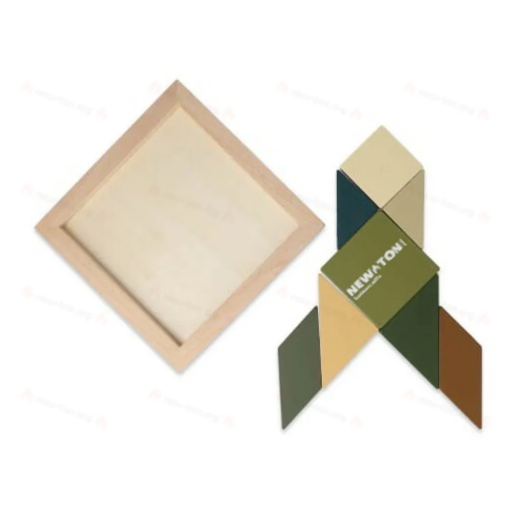 
                                            InSideOut Wooden Tangram think IQ puzzle
                                            