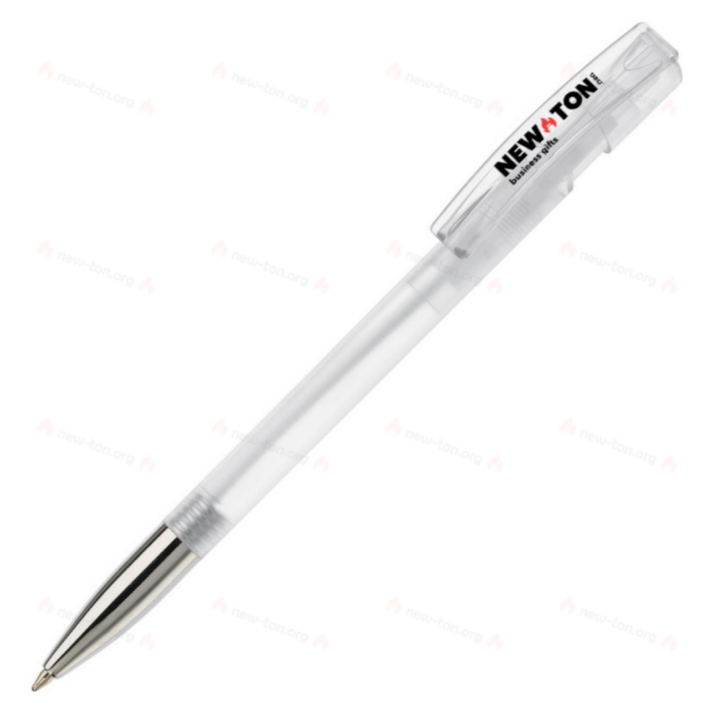Шариковая ручка Nash, прозрачный металлический наконечник