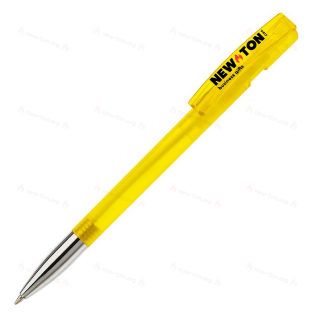 Шариковая ручка Nash, прозрачный металлический наконечник