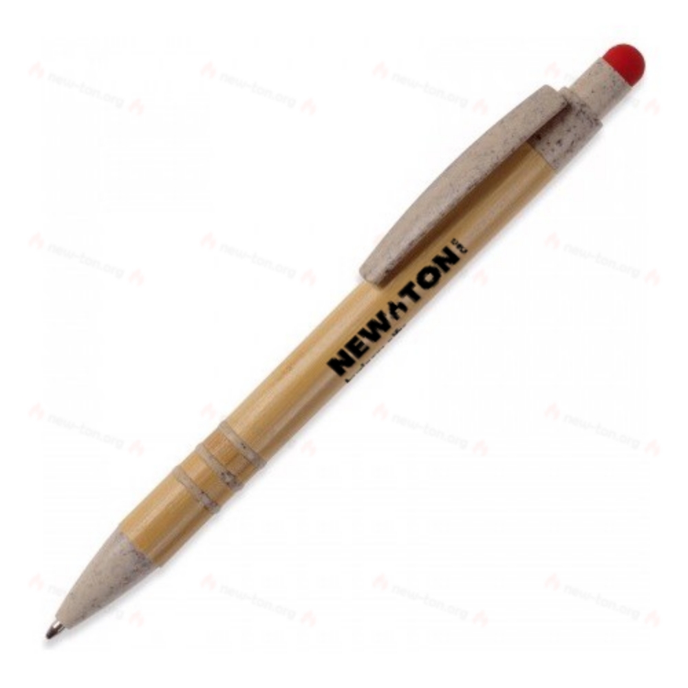 Ball pen bamboo and wheatstraw with stylus