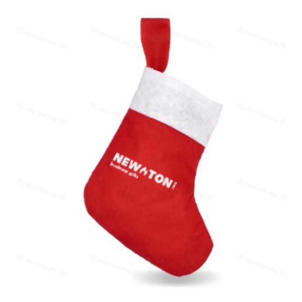 Новогодний чулок из фетра 24 см