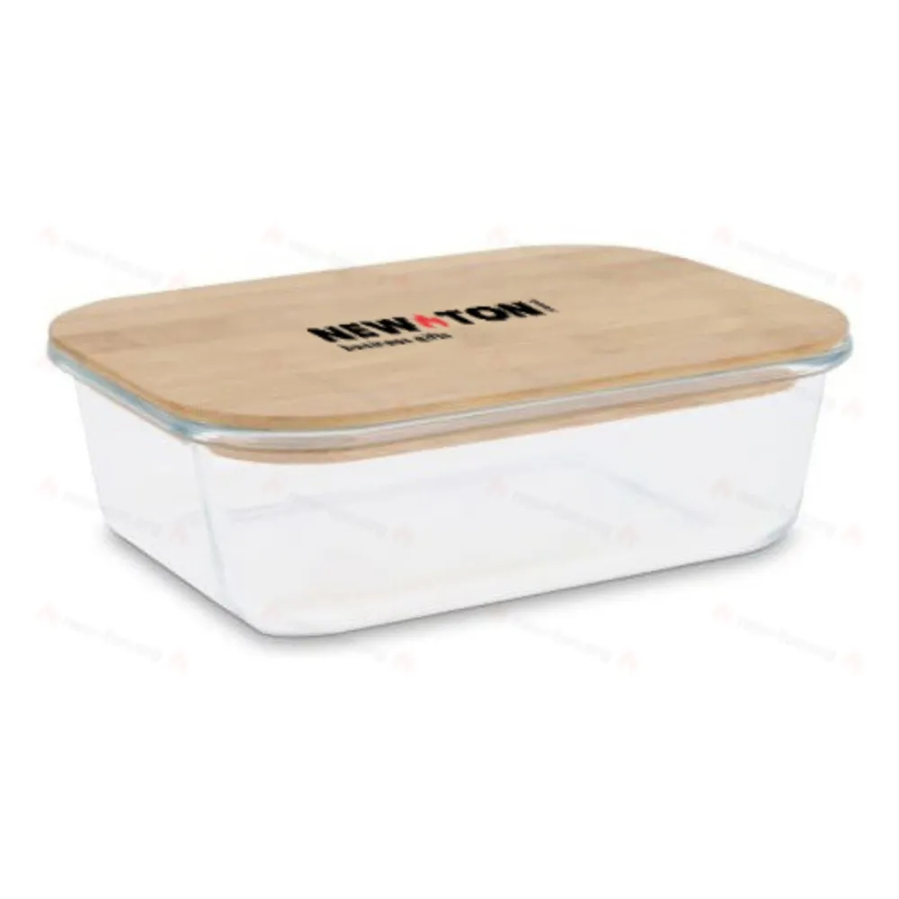 
                                            Ланч-бокс стеклянный с бамбуковой крышкой
                                            