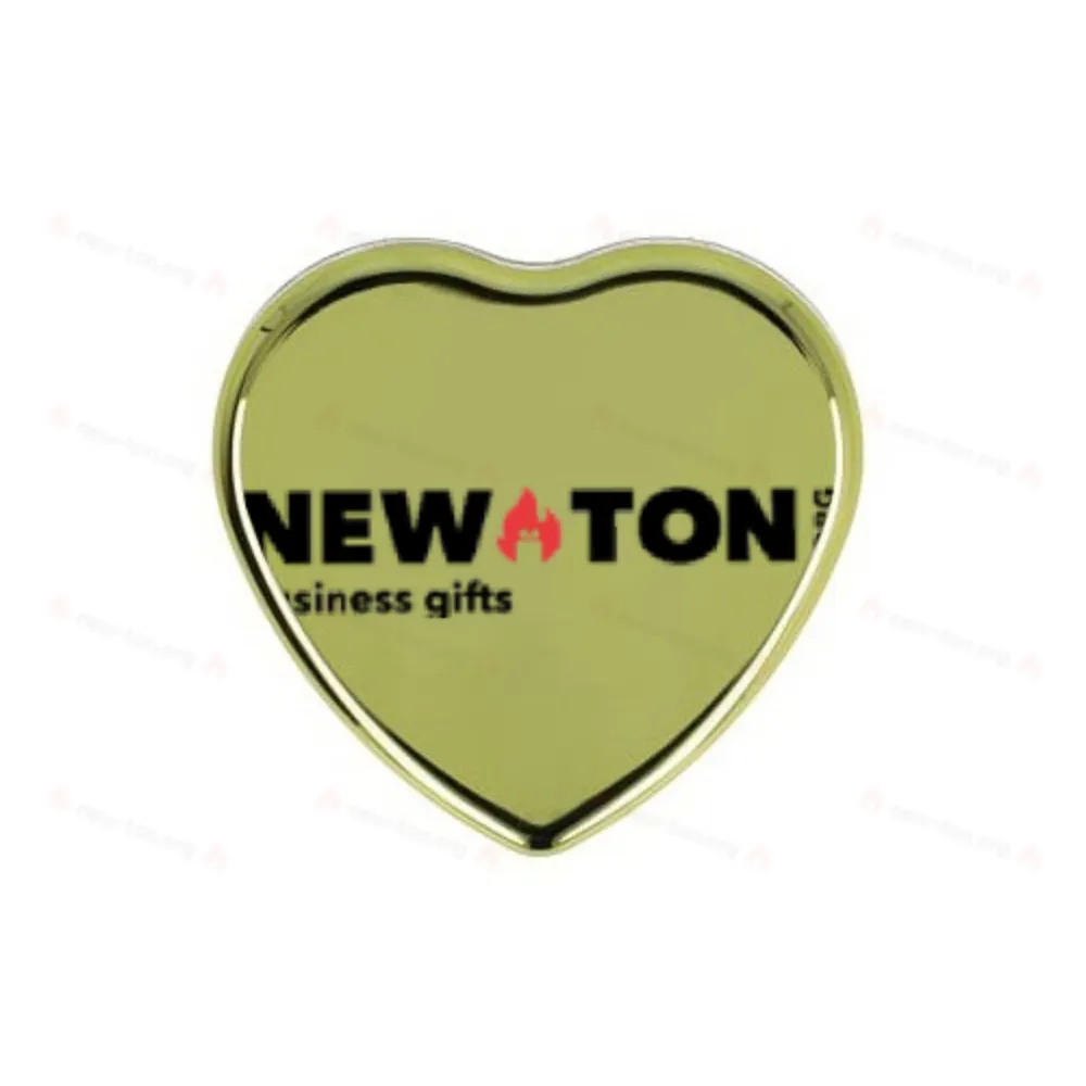 
                                            Flat metallic Heart shape lipbalm
                                            