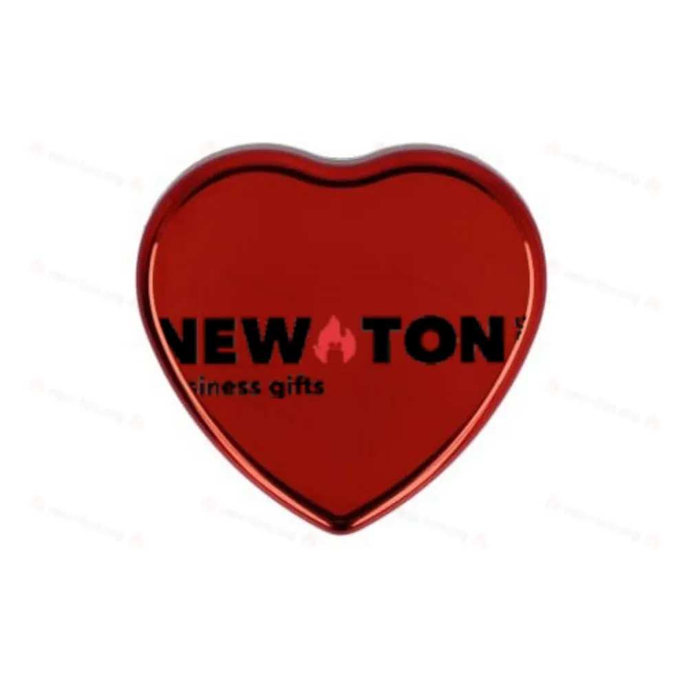
                                            Flat metallic Heart shape lipbalm
                                            