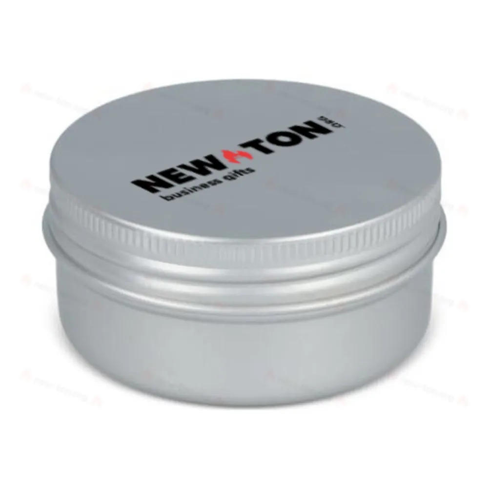 
                                            Citronella insect repellent plant based candle in recycled tin
                                            