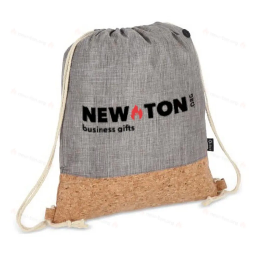 
                                            Drawstring bag R-PET & cork 35 x 40cm
                                            