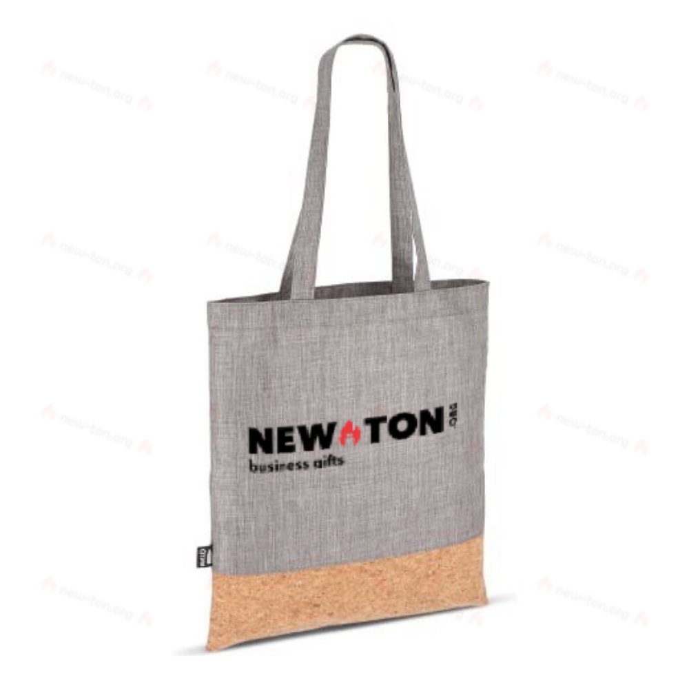 Сумка-переноска из R-PET и пробки 35 х 40 см