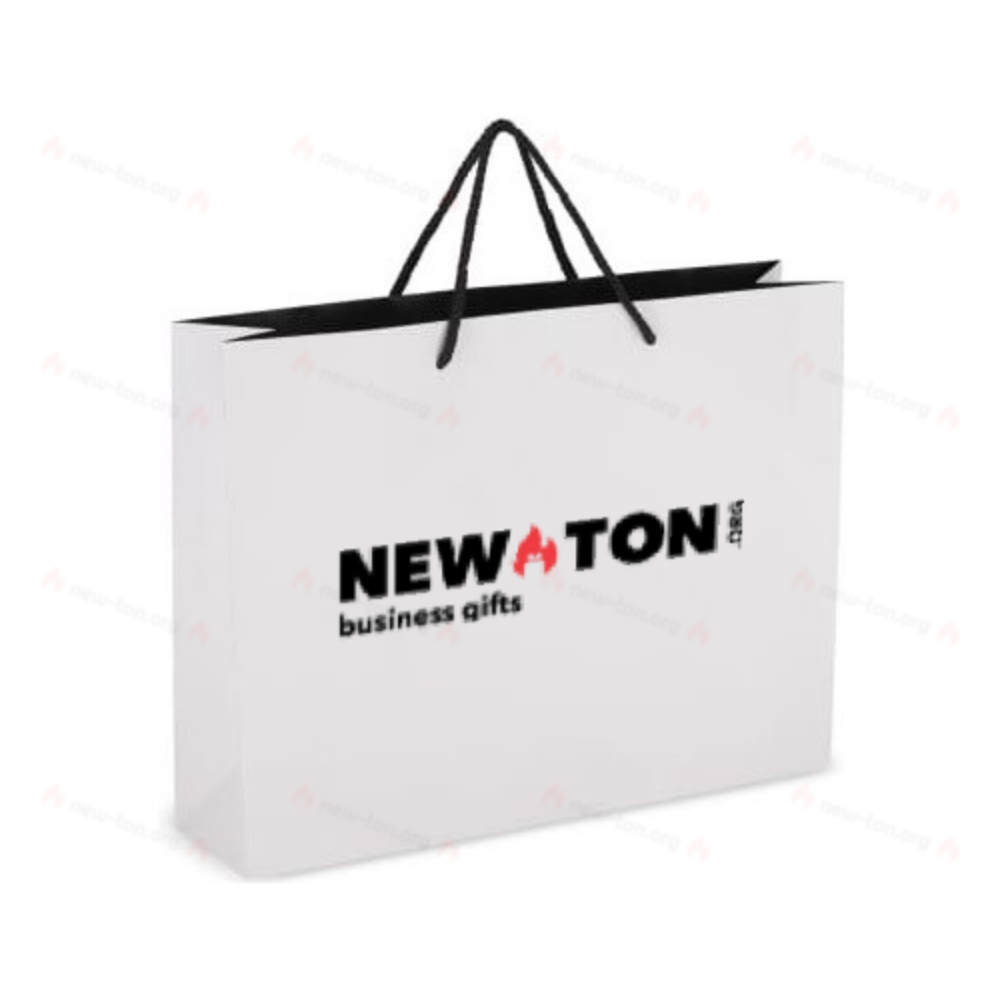 Бумажный подарочный пакет 40x12x30см 200г/м²