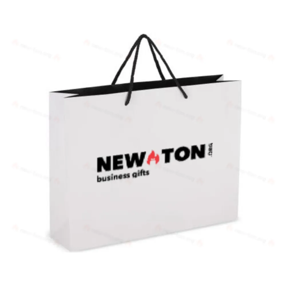 Бумажный подарочный пакет 40x12x30см 200г/м²