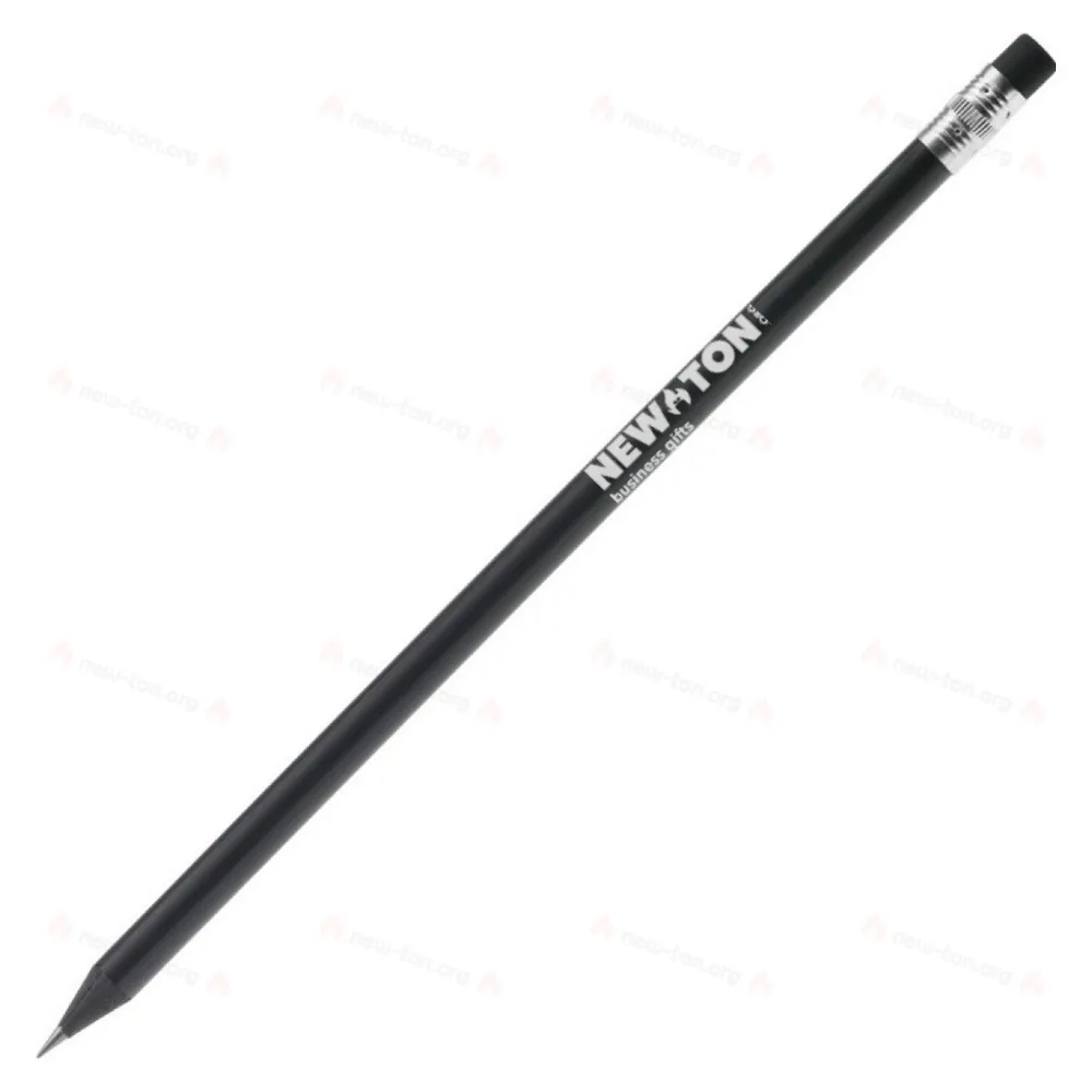 
                                            Карандаш, черный с ластиком
                                            