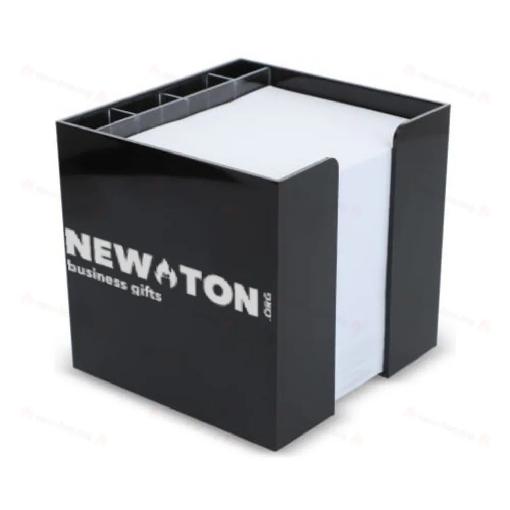 
                                            Paper pad 10x10x10cm FSC in cube box with stationery compartments
                                            