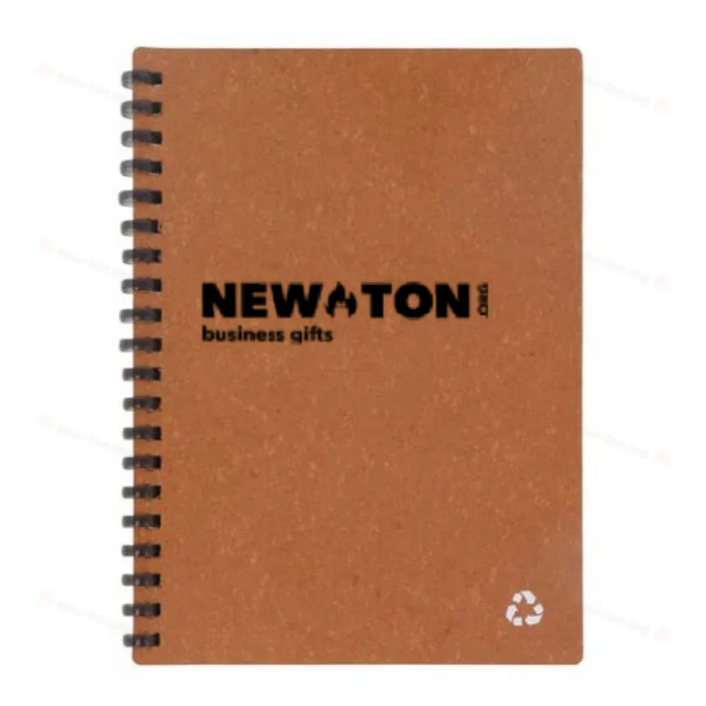 Блокнот из переработанной кожи Midi