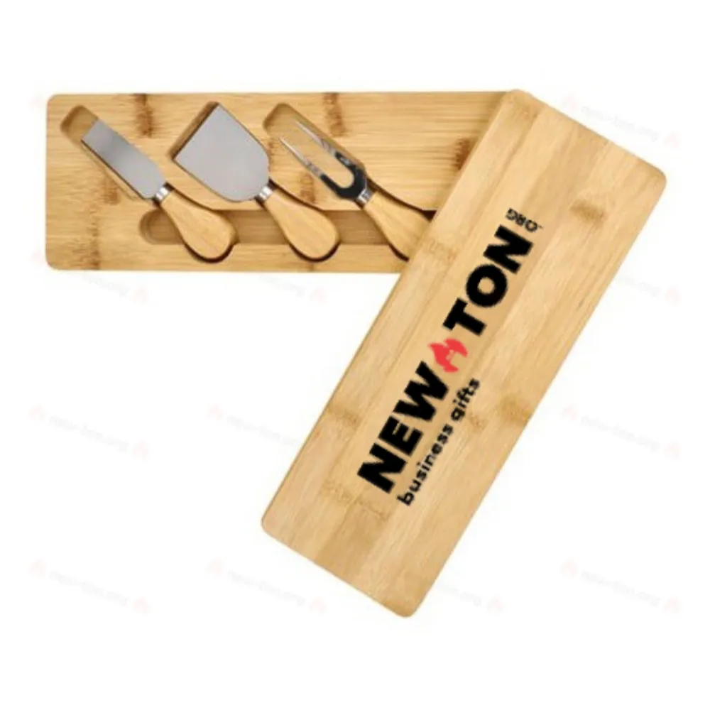
                                            3pc Bamboo cheese serving set
                                            