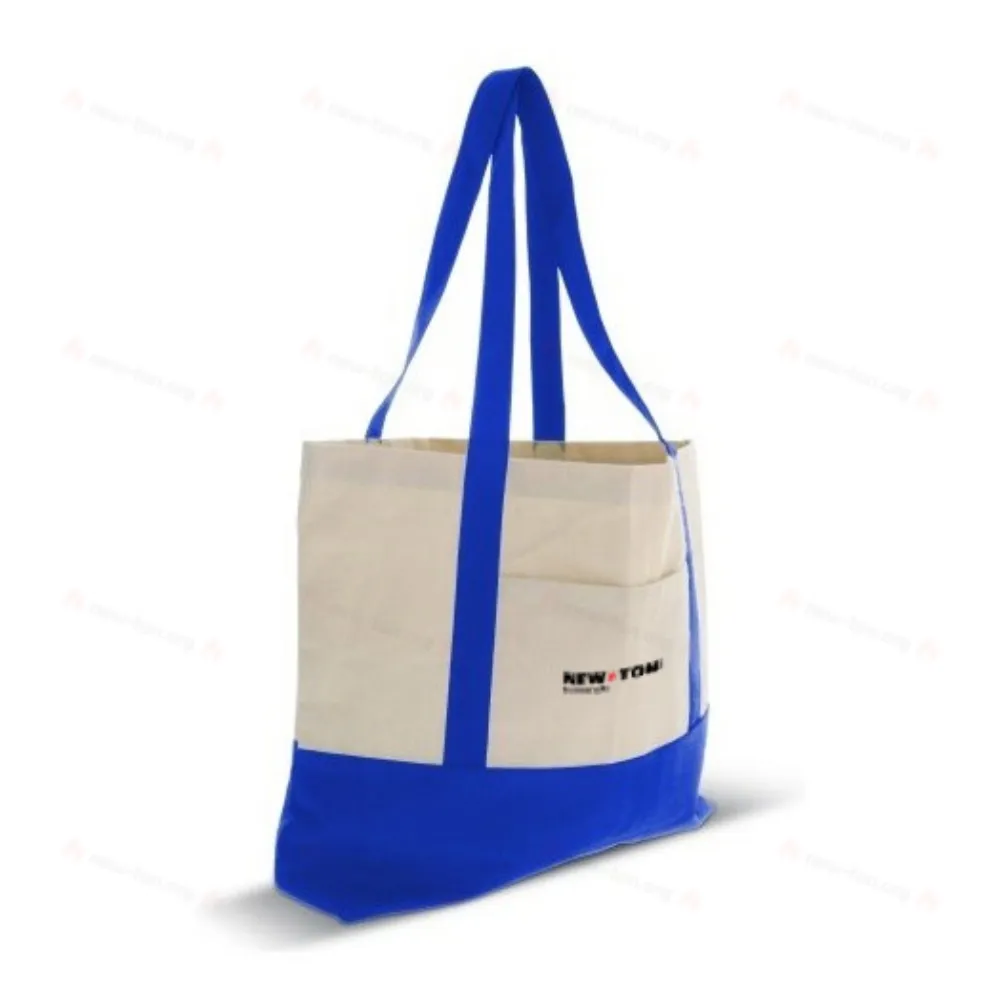 
                                                Beach bag cotton canvas OEKO-TEX® 280g/m² 42x10x30cm
                                                