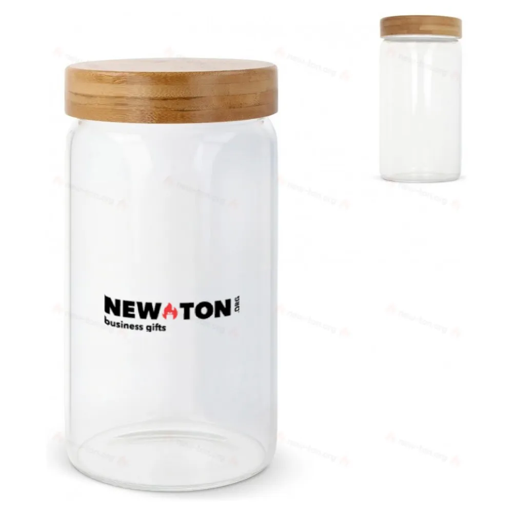 
                                            Canister glass & bamboo 1200ml
                                            