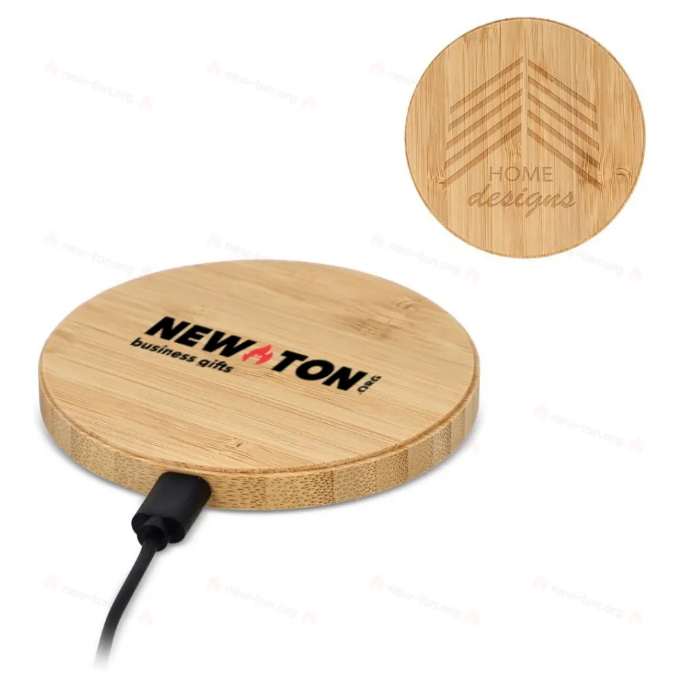
                                            Wireless charging pad bamboo 15W
                                            