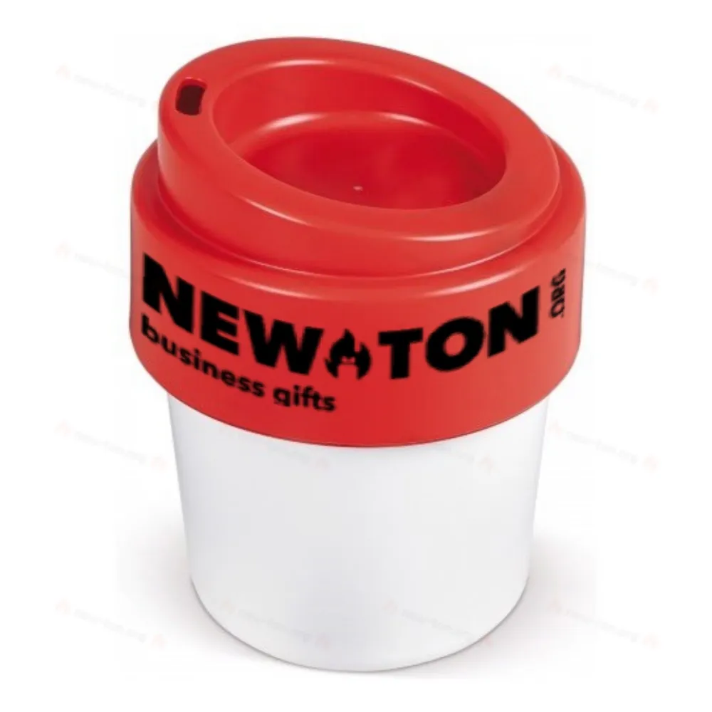 
                                                Hot-but-cool coffee cup with lid 240ml
                                                