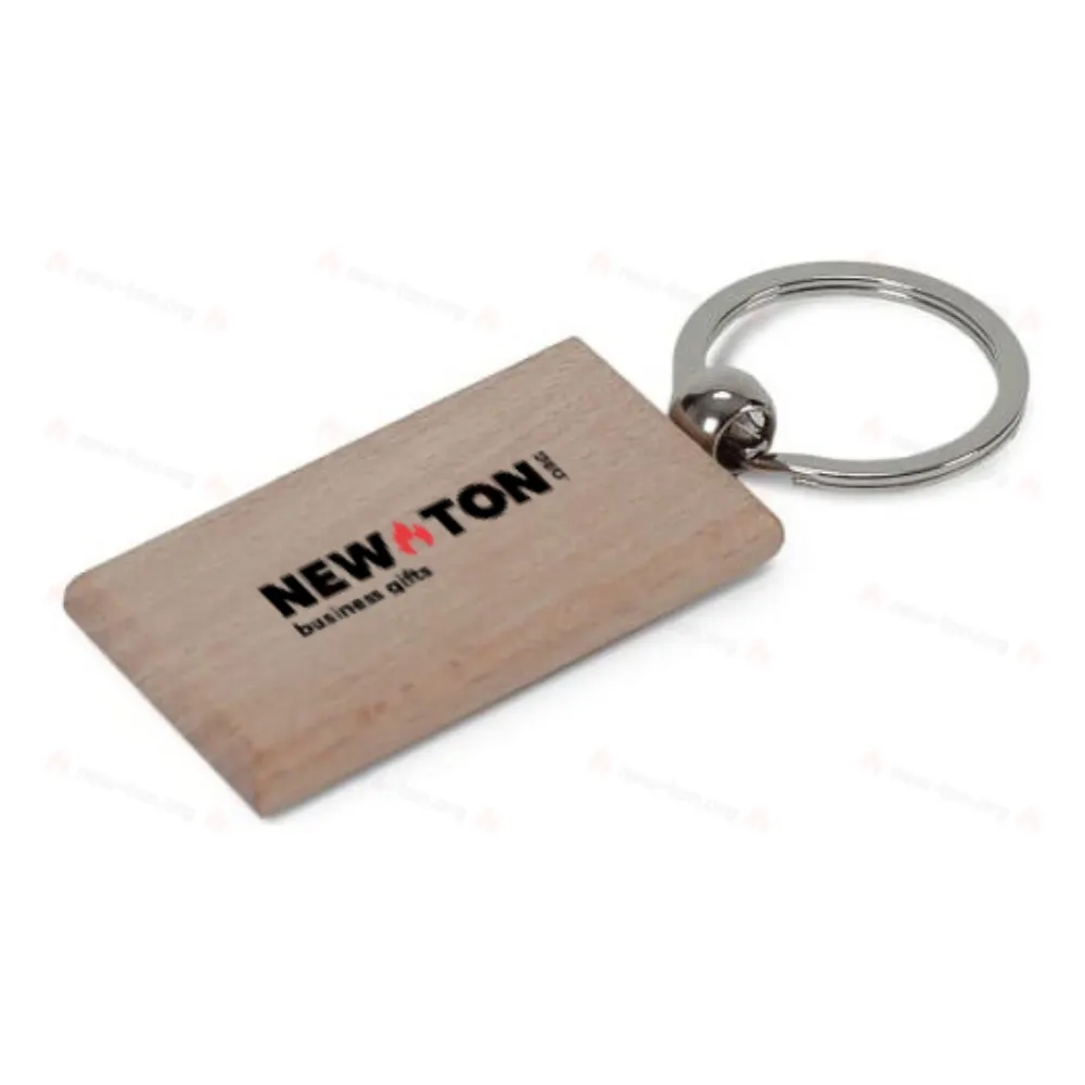 Брелок деревянный прямоугольный