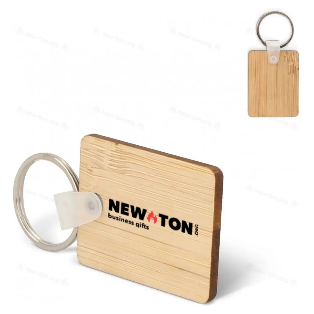 
                                            Keyring Bamboo rectangular
                                            