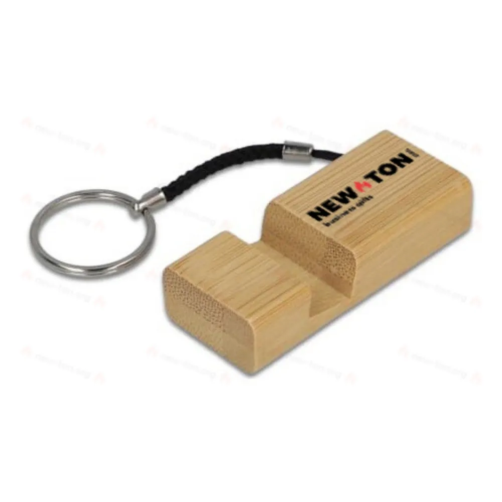 
                                            Bamboo phone holder keychain
                                            