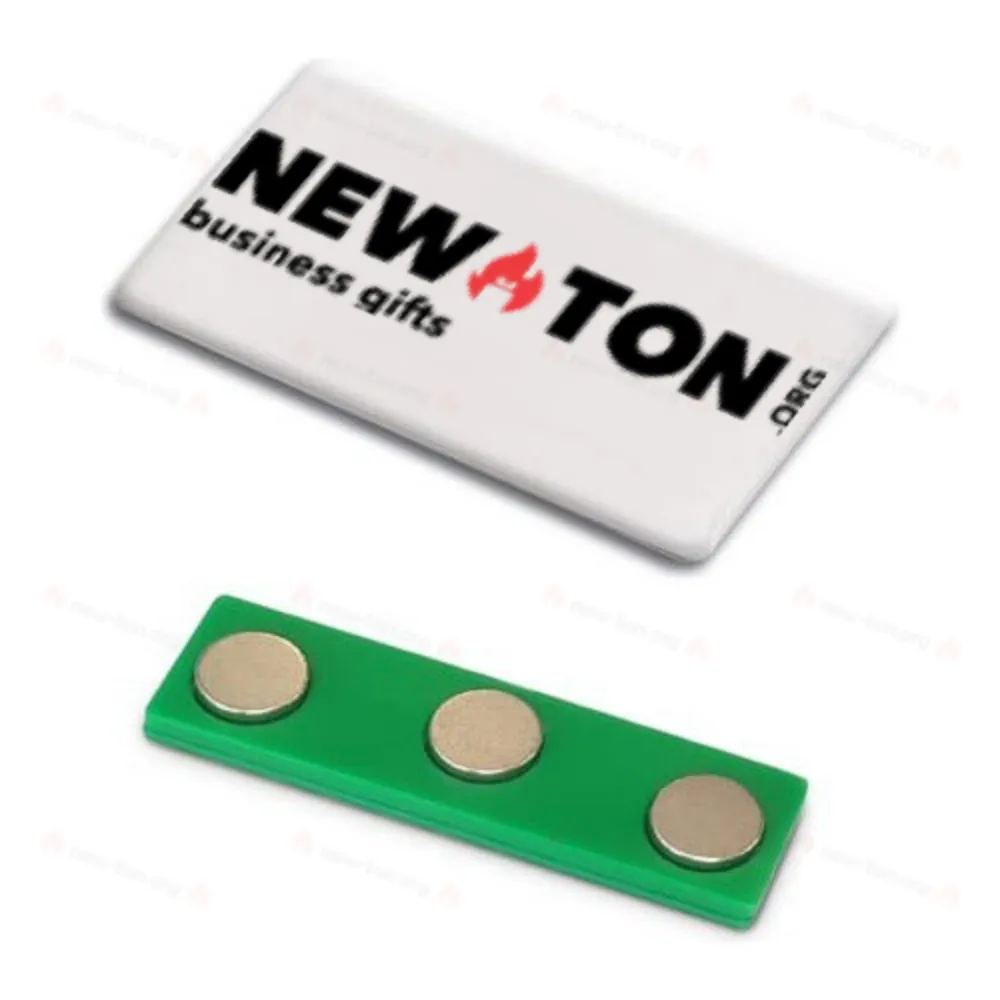 Именной бейдж с куполом 50х30мм